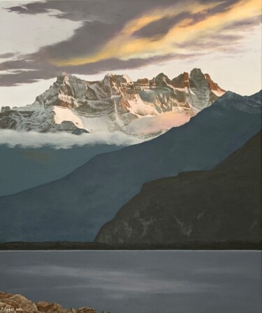 Peinture intitulée "Sa Majesté des Dents" par Patrick Egger, Œuvre d'art originale, Acrylique