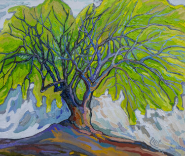 绘画 标题为“Lifeful Tree” 由Lilit Vardanyan, 原创艺术品, 油