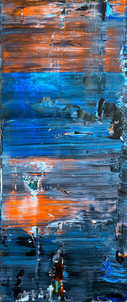 Tower Of Ghosts Schilderij getiteld "Tower Of Ghosts" door Preston M. Smith (PMS), Origineel Kunstwerk, Acryl
