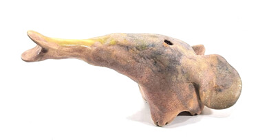 Sculpture intitulée "ELEPHANT XXVI" par Aare Freimann, Œuvre d'art originale, Céramique