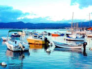 Le Brusc, bateau jaune