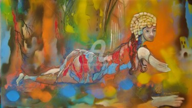 绘画 标题为“Renaissance” 由Danielle Vasa, 原创艺术品, 油 安装在木质担架架上