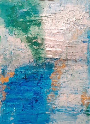 Pittura intitolato "The Fire GB II" da A Wibaa, Opera d'arte originale, Acrilico