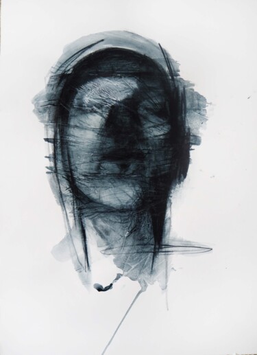 绘画 标题为“New breath (It´s ju…” 由Cynthia Gregorova, 原创艺术品, 水彩