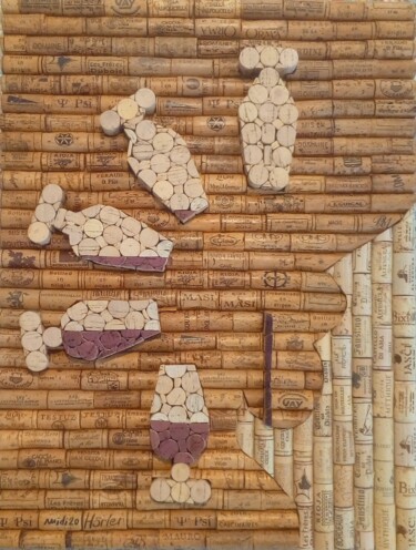 Collages titled "Le Ralenti" by Michel Divorne, Original Artwork, Collages