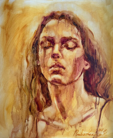 Living the senses 绘画 标题为“Living the senses” 由Isolde Pavlovskaya, 原创艺术品, 油 安装在纸板上