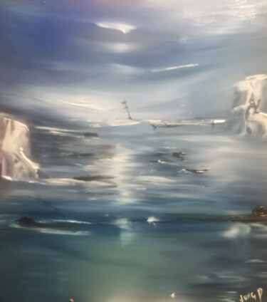 Peinture intitulée "Dream for Liberty" par Pascal Jung, Œuvre d'art originale, Huile