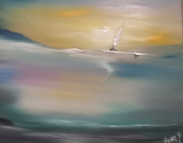 Peinture intitulée "Luminescence" par Pascal Jung, Œuvre d'art originale, Huile