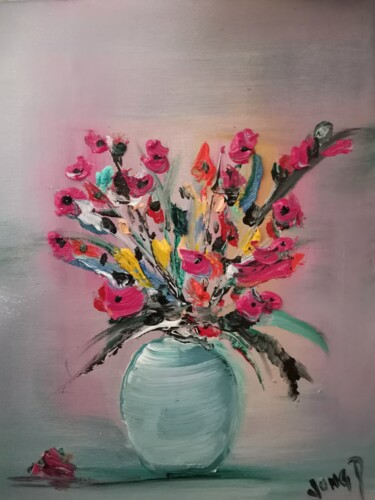 Peinture intitulée "Emotion of this day…" par Pascal Jung, Œuvre d'art originale, Huile