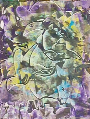 Schilderij getiteld "Animal Planet" door Marianne Huizinga, Origineel Kunstwerk, Acryl