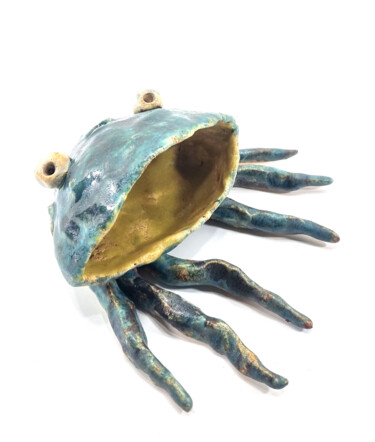 雕塑 标题为“FROG XXIII” 由Aare Freimann, 原创艺术品, 陶瓷