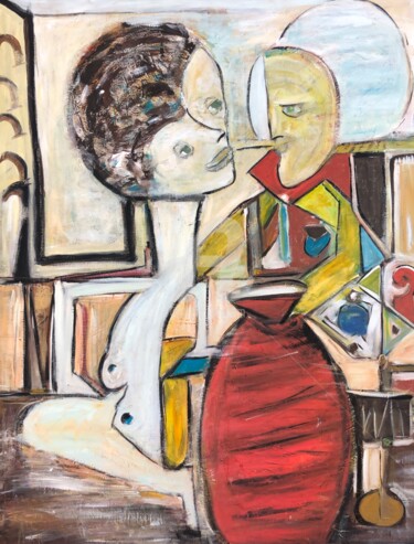 Expression Peinture intitulée "Expression" par Jean Marc Joblot, Œuvre d'art originale, Acrylique Monté sur Châssis en bois