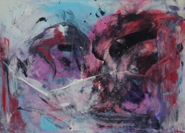 「carousel of emotions」というタイトルの絵画 Ana Maria Gutaによって, オリジナルのアートワーク, アクリル
