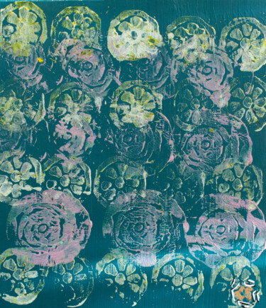Douceur de printemps "Douceur de printemps" başlıklı Baskıresim Léa Coutureau tarafından, Orijinal sanat, Linocut