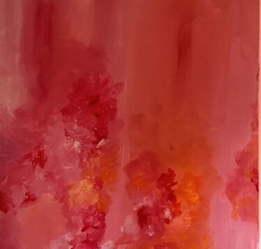 Painting titled "Orange touch" by Valentina Majer, Original Artwork, Acrylic