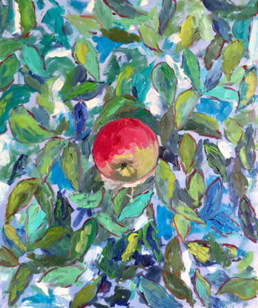 Peinture intitulée "No space for loneli…" par Kseniia Sher Kseniya Scher, Œuvre d'art originale, Huile Monté sur Châssis en…