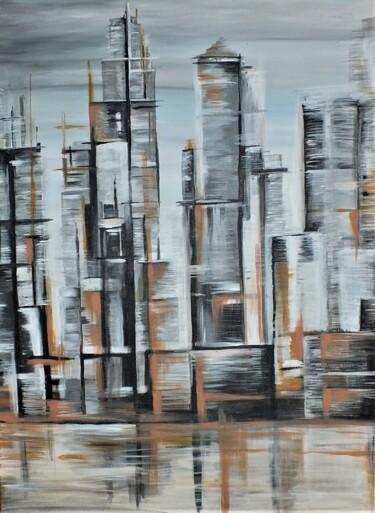 「CIUDAD」というタイトルの絵画 Tummlerによって, オリジナルのアートワーク, アクリル
