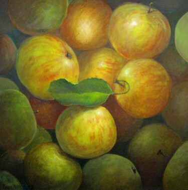 Peinture intitulée "Achetées par Marie…" par Applestrophe, Œuvre d'art originale, Acrylique