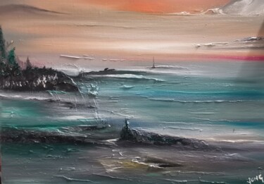 Peinture intitulée "Fossalta #7" par Pascal Jung, Œuvre d'art originale, Huile