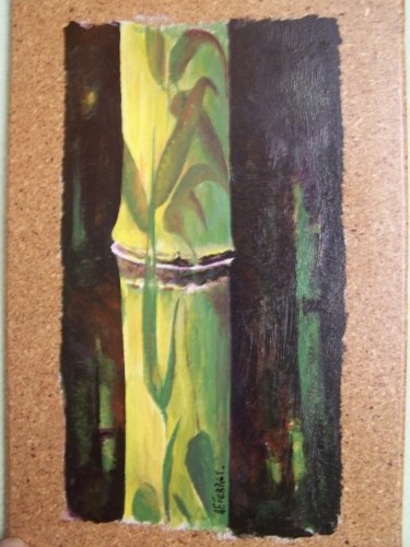 Peinture intitulée "... de l'ombre des…" par Anne-Frédérique Ferret, Œuvre d'art originale, Huile