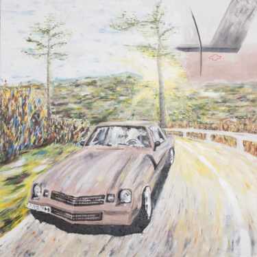 绘画 标题为“Nachbar`s Camaro” 由Karin Sternberg, 原创艺术品, 油