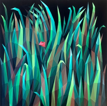 绘画 标题为“FIND ME” 由Maria Tuzhilkina, 原创艺术品, 丙烯