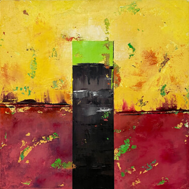Rot Gelb Grün Colorful / Originalbild 绘画 标题为“Rot Gelb Grün Color…” 由Rudi Eckerle, 原创艺术品, 颜料