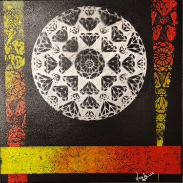 Peinture intitulée "Salsa" par Magdaleon Serge, Œuvre d'art originale, Acrylique Monté sur Châssis en bois