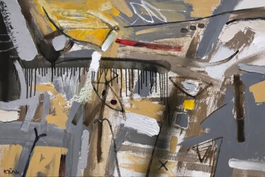 Painting titled "Childhood memories" by Tung Duc Pham, Original Artwork, Acrylic