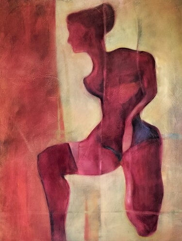 Peinture intitulée "VOLTIGEUSE" par Philippe Graillot (TORGALLI), Œuvre d'art originale, Huile