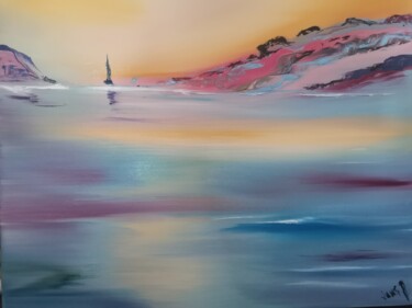 Peinture intitulée "Extrem reflections" par Pascal Jung, Œuvre d'art originale, Huile