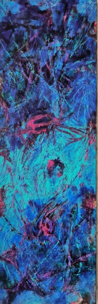 La disparition de Neptune Painting titled "La disparition de N…" by Silvia Inés Larrañaga (Silvia Inés Larr), Original Artwork, Acrylic Mounted on Woo…