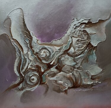 Peinture intitulée "UNE PAGE D'HISTOIRE" par Christiane Hess (CHRYSTAL), Œuvre d'art originale, Acrylique Monté sur Châssis…