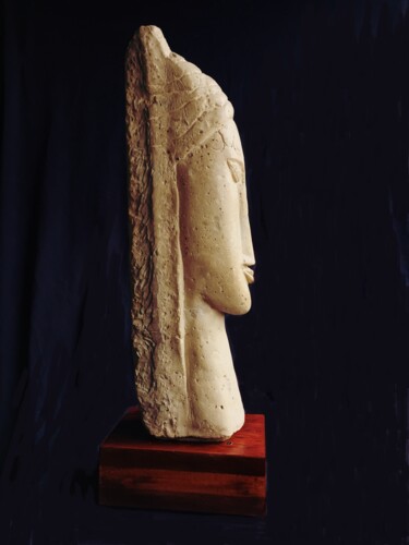 Sculpture intitulée "Homage to Modiglian…" par Daniel Gomez, Œuvre d'art originale, Béton