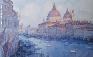 Venice XXV 绘画 标题为“Venice XXV” 由Alex Hook Krioutchkov, 原创艺术品, 油 安装在木质担架架上