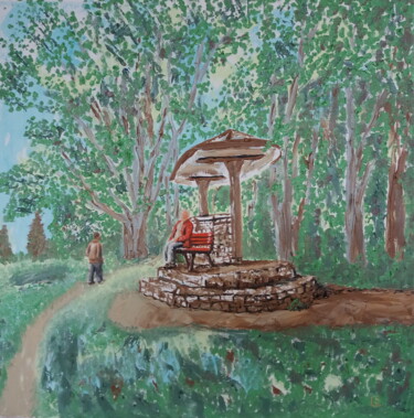 Rund um Schwabmünchen Alpenzeiger 6/14 Painting titled "Rund um Schwabmünch…" by Karin Sternberg, Original Artwork, Oil
