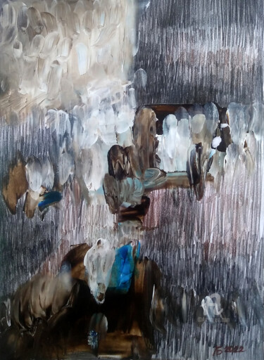 图画 标题为“"New reality" №16.” 由Lyudmila Belenkina, 原创艺术品, 铅笔