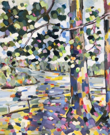 绘画 标题为“Forêt 7” 由Jean-François Groisy, 原创艺术品, 丙烯