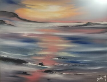 Peinture intitulée "Sable du désert" par Pascal Jung, Œuvre d'art originale, Huile