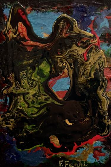 Peinture intitulée "Amour inconditionnel" par Fady Ferhi, Œuvre d'art originale, Acrylique