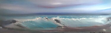 Peinture intitulée "A wave in emotion" par Pascal Jung, Œuvre d'art originale, Huile
