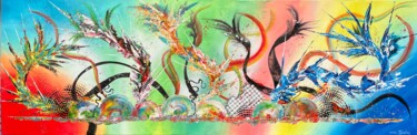 Peinture intitulée "Saison" par Gilbert Morales, Œuvre d'art originale, Acrylique