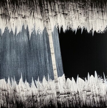 Peinture intitulée "" Doubles marées "" par Pascal Brel, Œuvre d'art originale, Acrylique Monté sur Châssis en bois