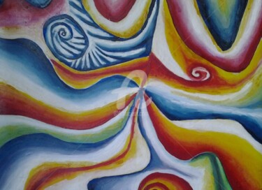 Pittura intitolato "quadro intitolato I…" da Arduino Rossi, Opera d'arte originale, Acrilico Montato su Telaio per barella i…