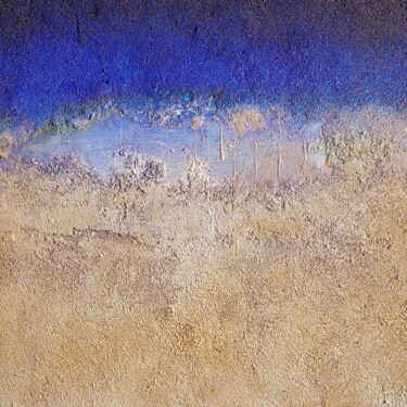 Peinture intitulée "Désert" par Mandy (Lila) Brissi, Œuvre d'art originale, Collages Monté sur Châssis en bois