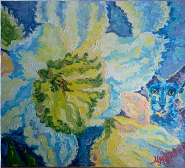 FLOWERS PARADISE - ORIGINAL OIL PAINTING, The Fragrance of Peinture intitulée "FLOWERS PARADISE -…" par Marina Fedorova, Œuvre d'art originale, Huile