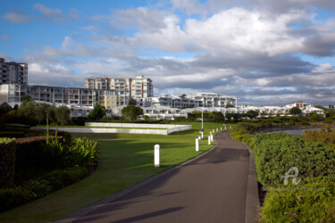 The foreshore path - Breakfast Point - Australia Photographie intitulée "The foreshore path…" par Scott Gregory Banner, Œuvre d'art originale, Photographie numérique