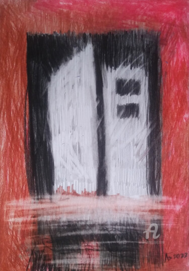 图画 标题为“"New reality" №21.” 由Lyudmila Belenkina, 原创艺术品, 铅笔