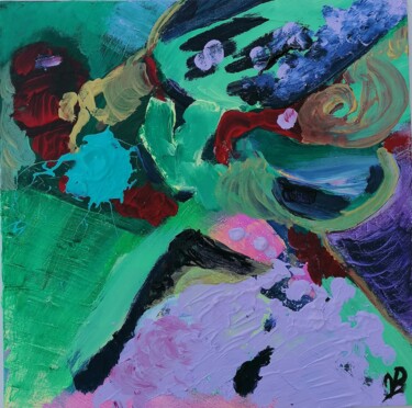 Peinture intitulée "Plouf" par Valérie Blum (Valery), Œuvre d'art originale, Acrylique
