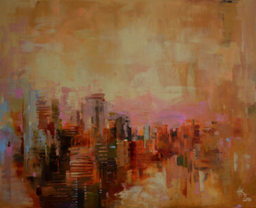 Midday. 绘画 标题为“Midday.” 由Zhanna Kondratenko, 原创艺术品, 油 安装在木质担架架上